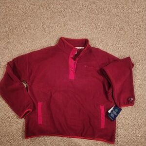 Champion Scarlet Athletic Pullover